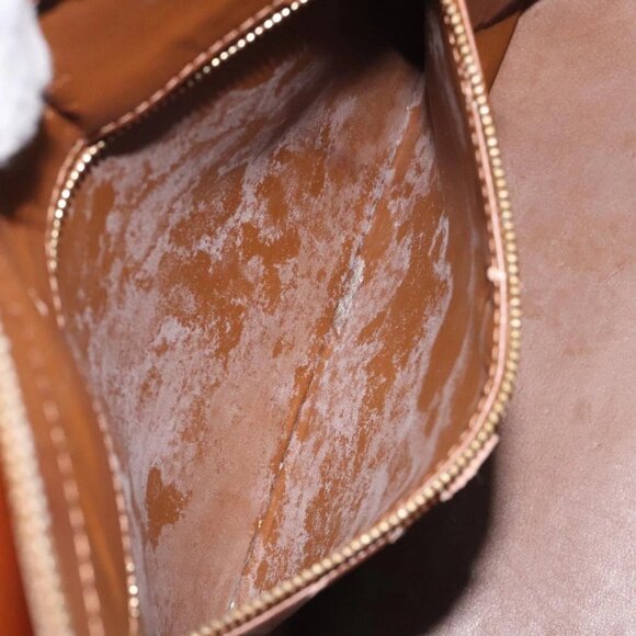 LOUIS VUITTON Monogram Vernis Houston Hand Bag Bronze - Picture 10 of 16